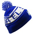 thumbnail image 1 of Couver 12 inch National Flag Color Acrylic Beanie with Pom Pom - EL SALVADOR / Blue, 1 of 7