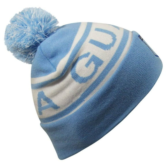 Couver 12 inch National Flag Color Acrylic Beanie with Pom Pom - GUATEMALA