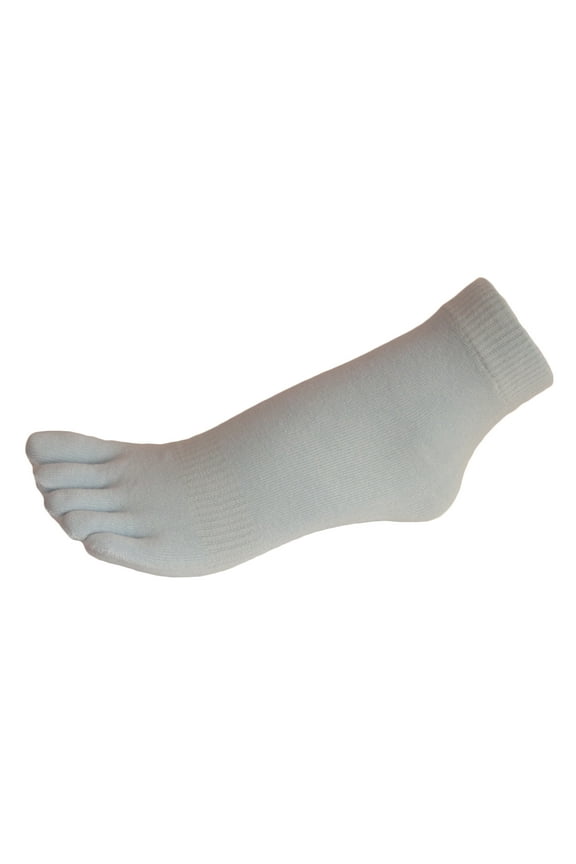 5 Finger Toes Ankle Toe Socks 1 Pair, Baby Blue, Small