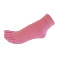 thumbnail image 1 of Couver 5 Finger Toes Ankle Toe Socks 1 Pair, Pink, Large, 1 of 8