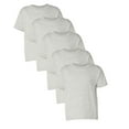 thumbnail image 1 of Couver 5-Pack Toddler Baby Girls Boys Cotton Jersey Short-Sleeve T-Shirt, Activewear, Ash, 5/6, 1 of 5