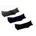 thumbnail image 1 of Couver Ankle Toe Socks 3 Pair, Random Color, Medium, 1 of 7