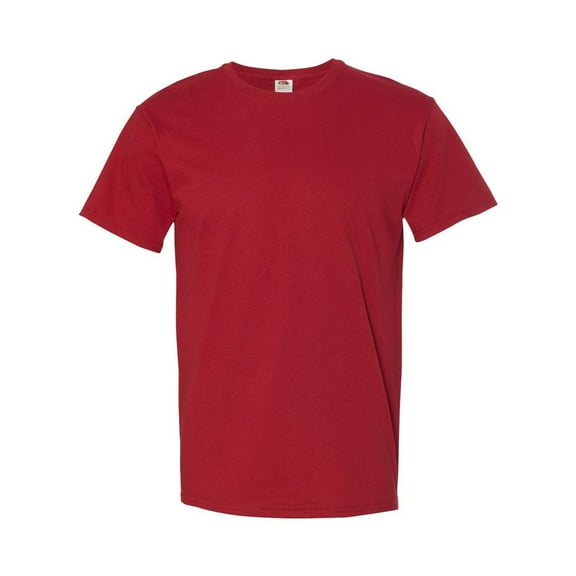 Couver HD Cotton Short Sleeve T-Shirt , Crimson , small