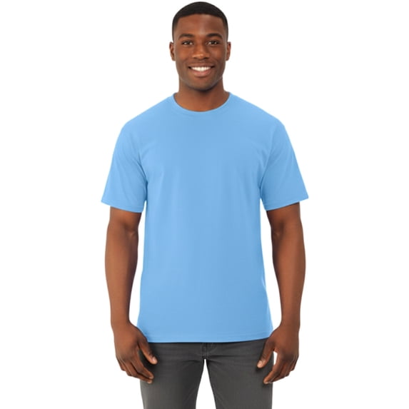 COUVER Durable High Density Cotton Heavyweight T Shirt Light Blue X-Large (Mens)