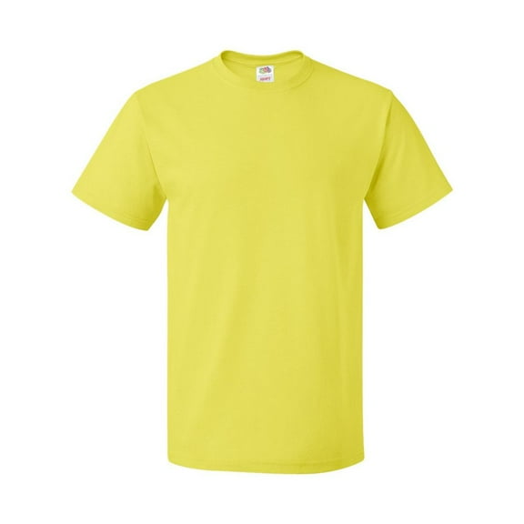 Couver HD Cotton Short Sleeve T-Shirt , Neon yellow , medium
