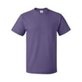 thumbnail image 1 of Couver HD Cotton Short Sleeve T-Shirt , Purple , 3X-Large, 1 of 4
