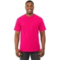thumbnail image 1 of COUVER Durable High Density Cotton Heavyweight T Shirt Retro Heather Pink Large (Mens), 1 of 5