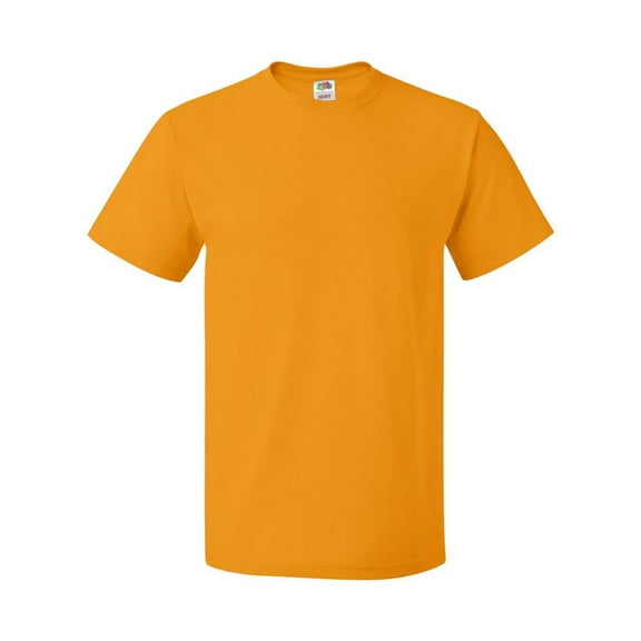 Couver HD Cotton Short Sleeve T-Shirt , Safety orange , 2X-Large