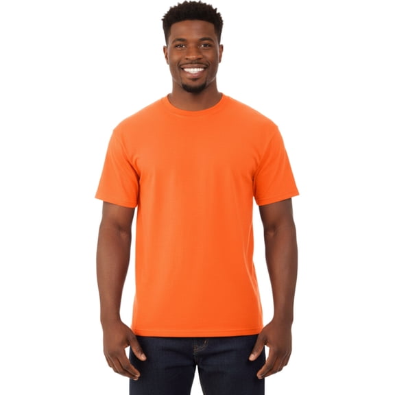 COUVER Durable High Density Cotton Heavyweight T Shirt Safety Orange 2X-Large (Mens)