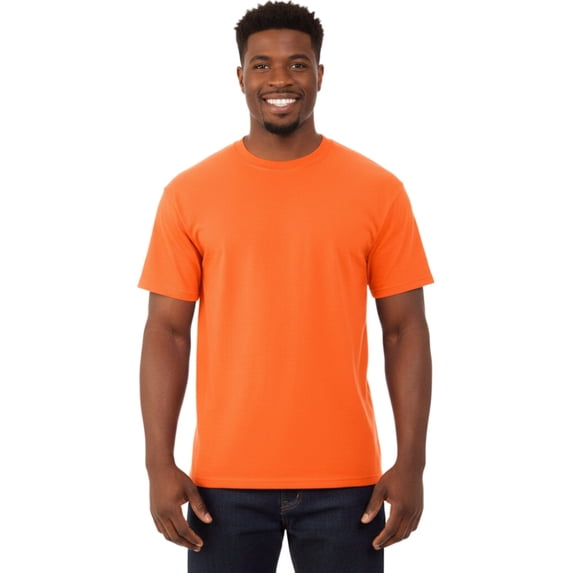 COUVER Durable High Density Cotton Heavyweight T Shirt Safety Orange 3X-Large (Mens)
