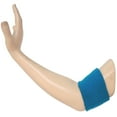 thumbnail image 1 of Couver Men's Arm/Bicep Bands (Cotton Terry Cloth) for Sweat Armband, Bright Blue (1 Pair), 1 of 7