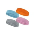 thumbnail image 1 of Couver Multi-Sports Terry Cloth Headband Set, Bright Pink/Bright Yellow/Bright Green/Bright Blue, One Size, 4-Pack, 1 of 9