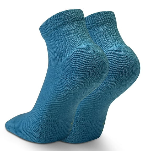 Couver Premium Basketball Athletic Cushioned Crew Socks, SKY BLUE, Large