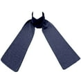 thumbnail image 1 of Couver Soft Winter Sports Solid Plain Unisex Knitted Outdoor Scarf, Heather Navy, 1 of 8