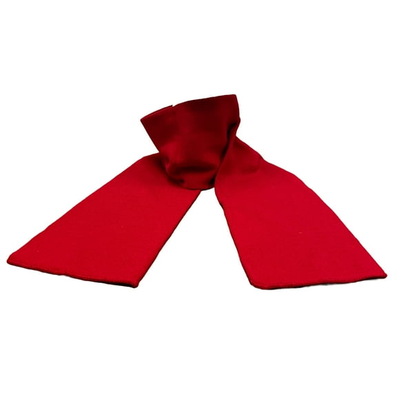 Couver Soft Winter Outdoor Unisex Knitted Solid Scarf, Red