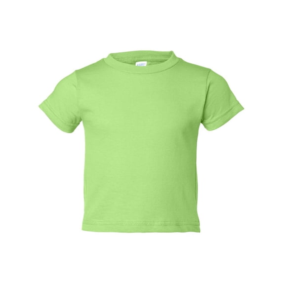 Couver Toddler Baby Girls Boys Cotton Jersey Short-Sleeve T-Shirt, Activewear, Key Lime, 3T