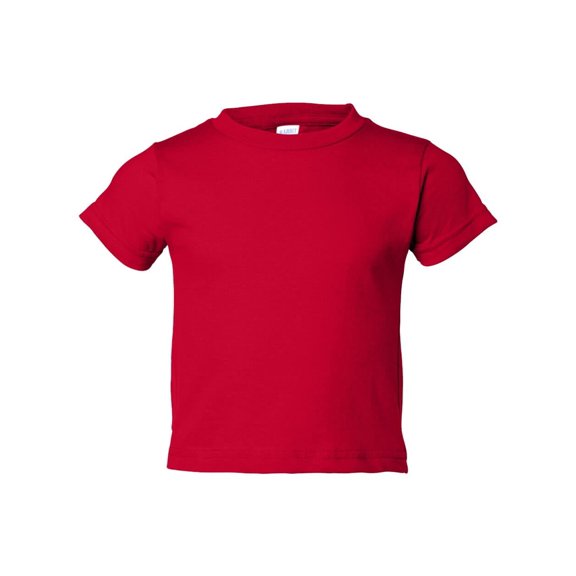 Couver Toddler Baby Girls Boys Cotton Jersey Short-Sleeve T-Shirt, Activewear, Red, 5/6
