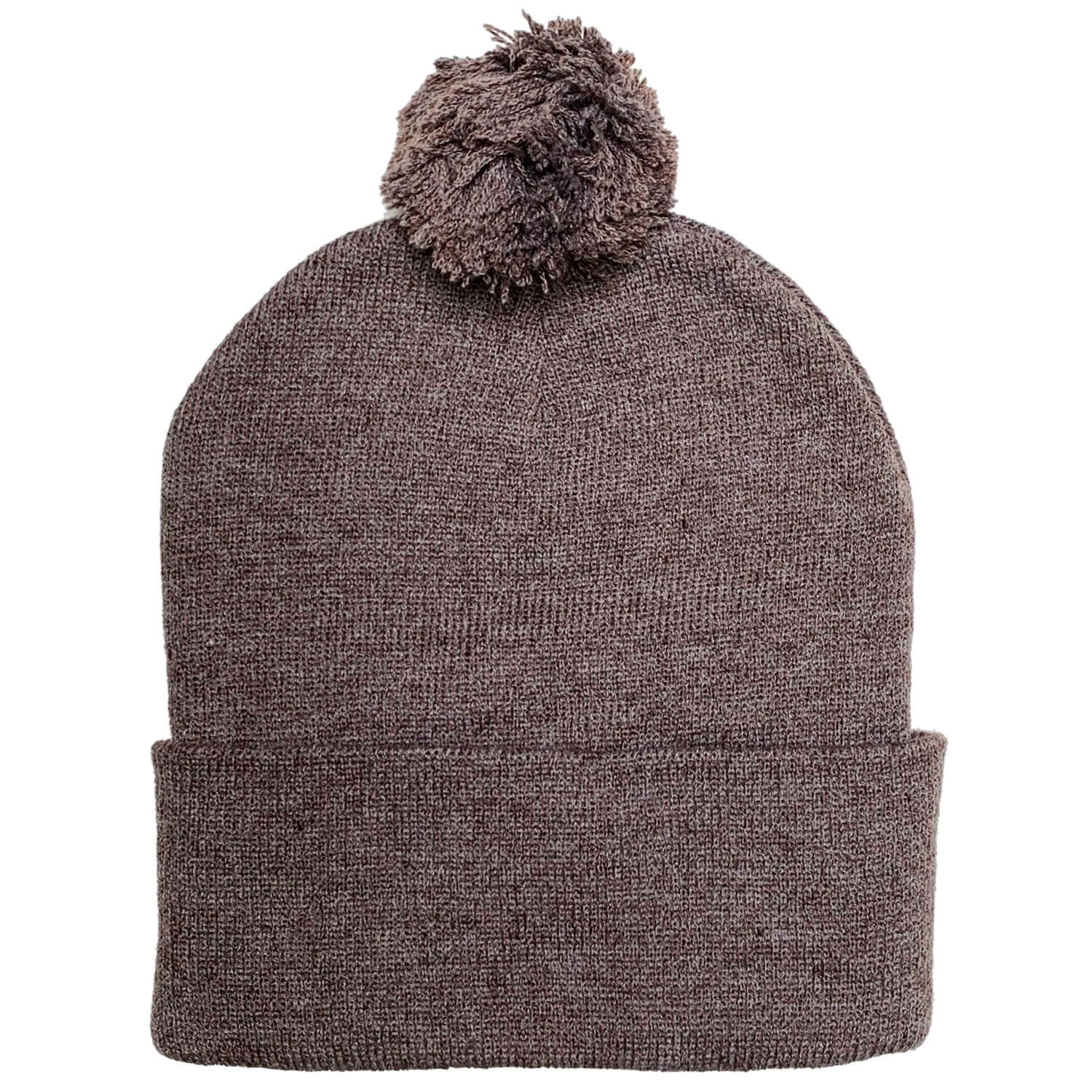 Couver Unisex 12 inch Knit Acrylic Warm Winter Beanie Hat with Pom Pom