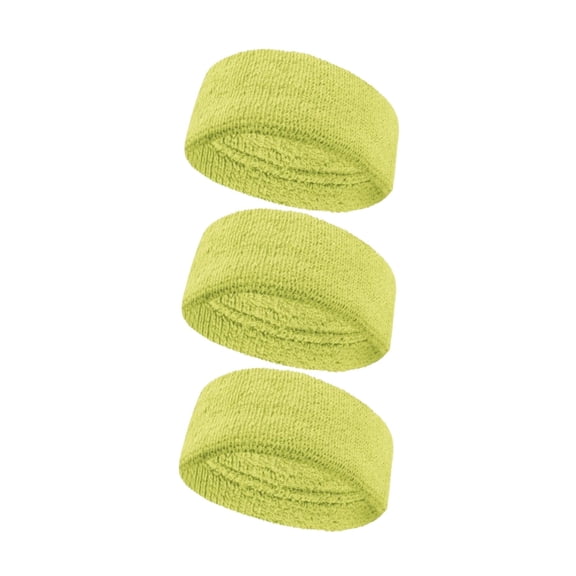 Couver Unisex 3 inch Wide Terry Head Sweatband for Fashion, Spa & Sports- Apple Green, 1 Pack