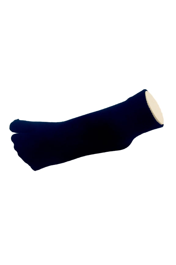 Unisex Ankle Soft Cotton Split Toed Toe Socks 1 Pair, Navy, Medium