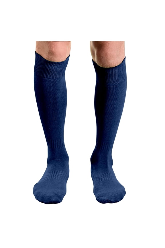 Unisex Knee High Sports Athletic Baseball Softball Socks, Blue, Small, 1 Pair