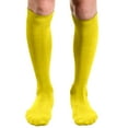 thumbnail image 1 of Couver Unisex Knee High Sports Athletic Baseball Softball Socks, Bright Yellow, Small, 1 Pair, 1 of 8