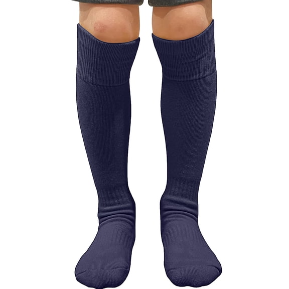 Couver Unisex Knee High Sports Athletic Baseball Softball Socks, Dark Purple, Large, 1 Pair