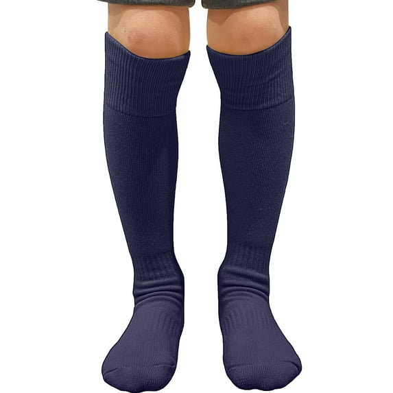 Couver Unisex Knee High Sports Athletic Baseball Softball Socks, Dark Purple, Large, 1 Pair