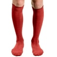 thumbnail image 1 of Couver Unisex Knee High Sports Athletic Baseball Softball Socks, Dark Red, Large, 1 Pair, 1 of 8