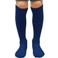 thumbnail image 1 of Couver Unisex Solid Youth / Kids Knee High Sports Athletic Baseball Softball Socks, Blue, Small, 1 Pair, 1 of 7