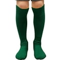 thumbnail image 1 of Couver Unisex Solid Youth / Kids Knee High Sports Athletic Baseball Softball Socks, Dark Green, Small, 1 Pair, 1 of 7