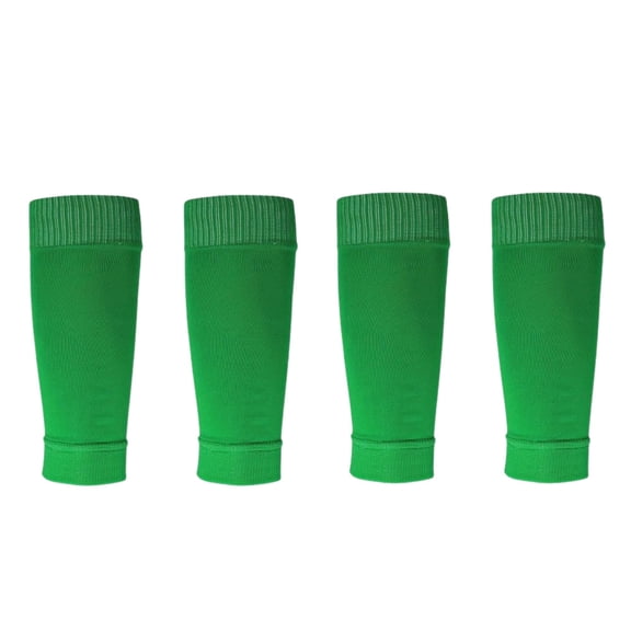 Couver Unisex Stretch Leg Sleeves, Footless Calf Sleeves for Sports and Everyday Wear, Green, Large, 2 Pairs