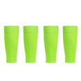 thumbnail image 1 of Couver Unisex Stretch Leg Sleeves, Footless Calf Sleeves for Sports and Everyday Wear, Neon Green, Small, 2 Pairs, 1 of 8