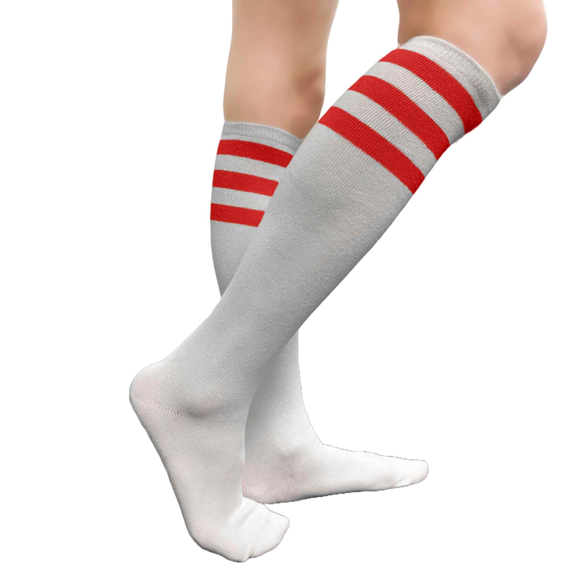 5 Pairs Women Casual Stripe Knitted Long Socks