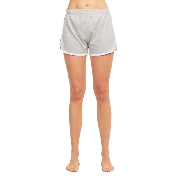 Couver Women's Cotton Dolphin Shorts, Heather Grey M, 1 Count, 1 Pack