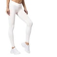 thumbnail image 1 of Couver Women's Cotton Spandex Basic Leggings Pants, White M, 1 Pack, 1 of 7
