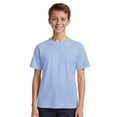 thumbnail image 1 of Couver Boys Cotton Active Short Sleeve Crewneck Shirt 1 Piece, Light Blue, Large, 1 of 9