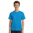 thumbnail image 1 of Couver Youth Boys & Girls Cotton Classic T-Shirt Short Sleeve Crewneck Tee, Teal, Extra Small, 1 Piece, 1 of 9