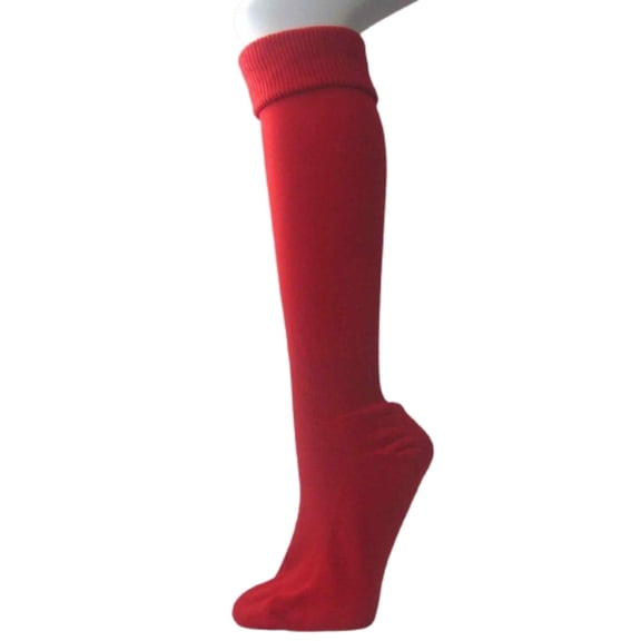 Couver Youth Unisex Team Sport Football Soccer Knee High Socks, Red, Youth Medium, 1 Pair