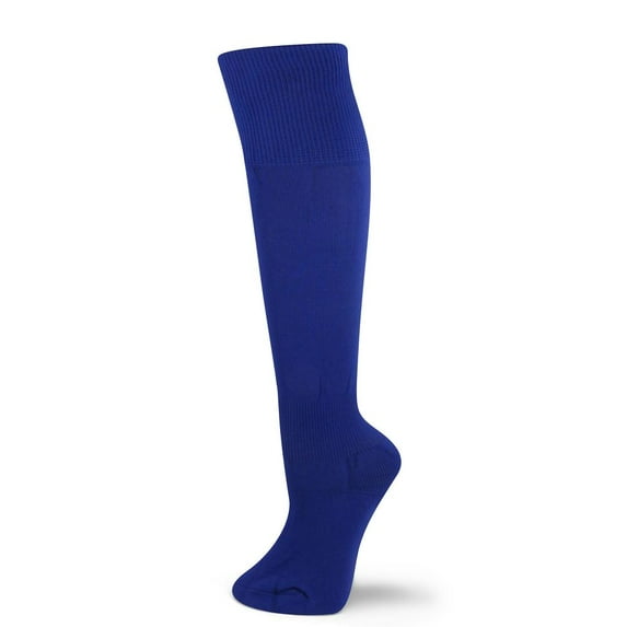Couver Youth Unisex Team Sport Football Soccer Knee High Socks, Royal Blue, Youth Medium, 1 Pair