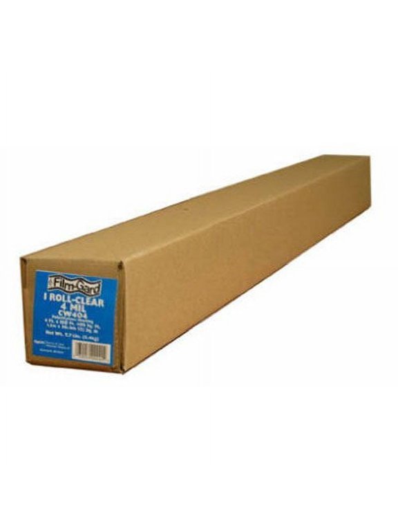 4ML BLK 12X100 12-by-100-Foot 4-Millimeter Black Tyco Polyethylene Plastic Sheeting