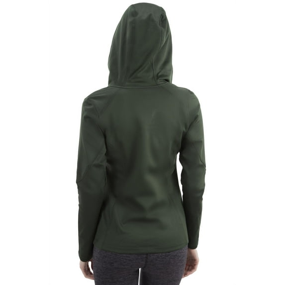 Covalent Activewear Full Zip Stream Hoody with Moisture Wicking Fleece and Zippered Side Pockets