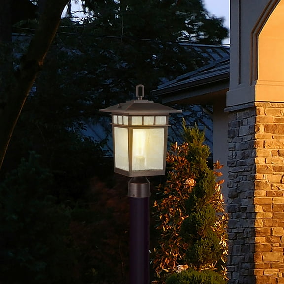 Nuvo Lighting - Cove Neck - 1 Light Large Outdoor Post Lantern In Craftsman