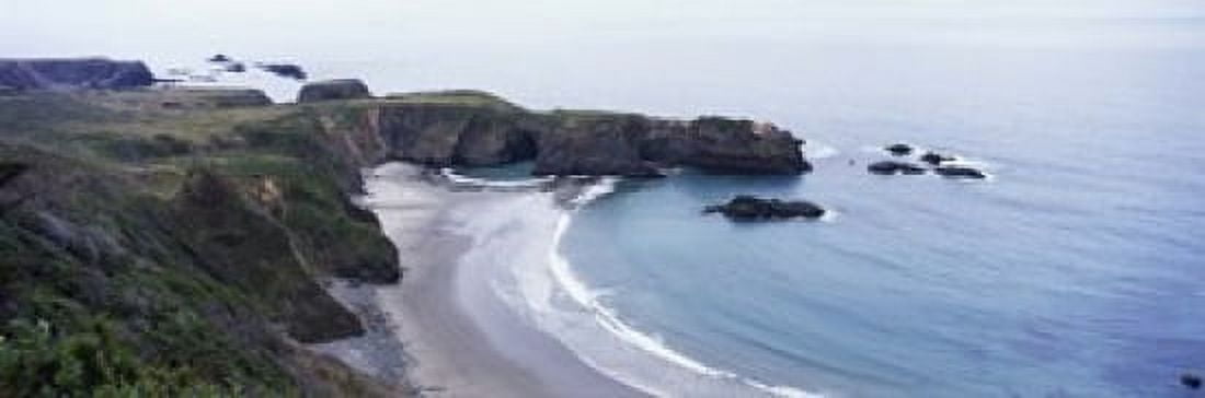Cove on North Coast California USA Canvas Art - Panoramic Images (18 x 6)