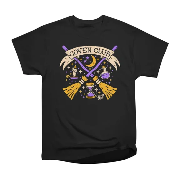 Coven Club by Casper Spell T-Shirt Tee Gift For Him Merch For Her Apparel For Friend
