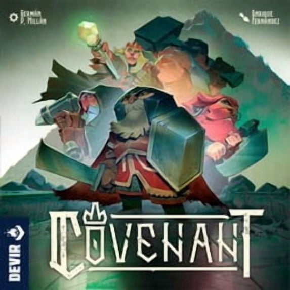 Devir Covenant Fantasy Strategy Board Game for 1–4 Players Ages 14+, Cooperative Clan Management Tabletop Game, 100-Minute Playtime