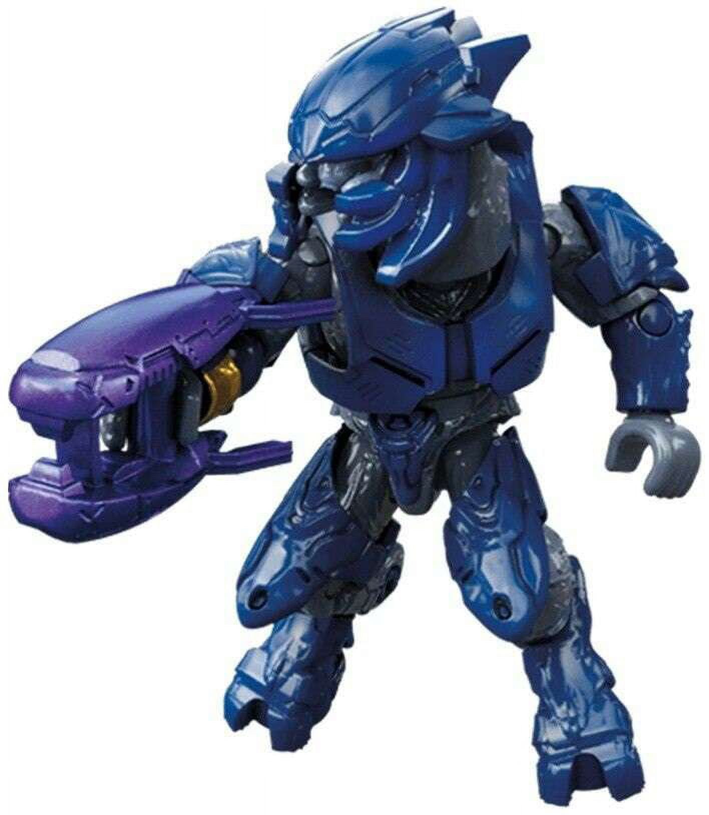 Covenant Elite Minor (Blue Armor) - Mega Construx Halo Micro
