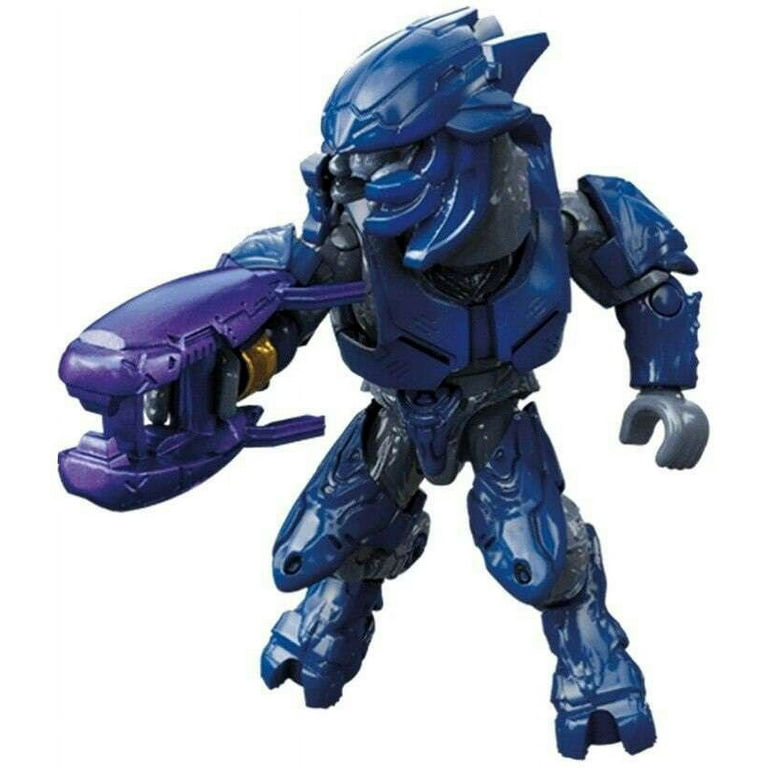 Covenant Elite Minor (Blue Armor) - Mega Construx Halo Micro