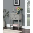 thumbnail image 1 of Covenience Concepts Kendra 3 Drawer Hall Table with Shelf, Wirebrush Light Gray, 1 of 4