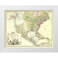 thumbnail image 1 of Covens 32x26 White Modern Wood Framed Museum Art Print Titled - North America Canada - Covens 1757, 1 of 4